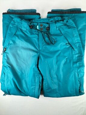Liquid Snow Pants Men M Teal Waterproof Insulated Ski Snowboard Winter Gear